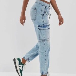 American Eagle Denim Jogger Pant  Size 2 L